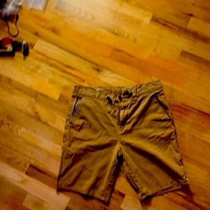 Khaki shorts for the lake or the nightlife
